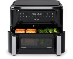 KitchenBrothers Dubbele Airfryer - Snackverdeler