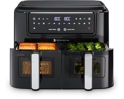 KitchenBrothers Dubbele Airfryer XXL - 9L
